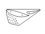 outline image of wing endplate