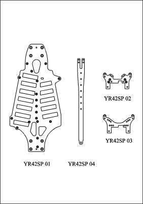 Yokomo YR4 2SP parts
