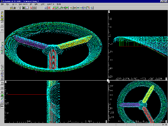 Screen shot of Alpha CAM 3D mill