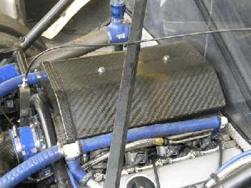 Carbon fibre plenum chamber