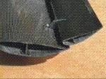section view of carbon fibre wing / aerofoil