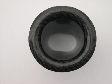 Carbon fibre trumpet view from top