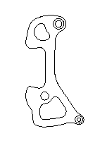 5700-A / 6700-A short cage mech plate with jump stop