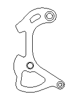 Dura Ace 7800 short cage mech plate