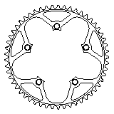 Ultralyte chainring