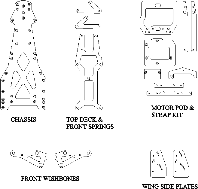 Corally F1 parts