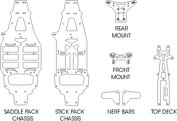 HPI RS4 Pro 2 parts