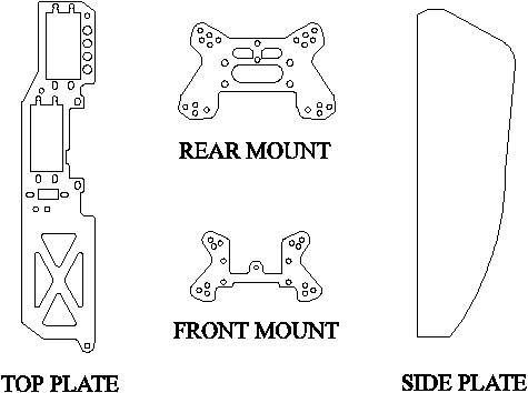 Kyosho Inferno 1/8th scale  parts