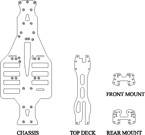 Kyosho TF2 parts