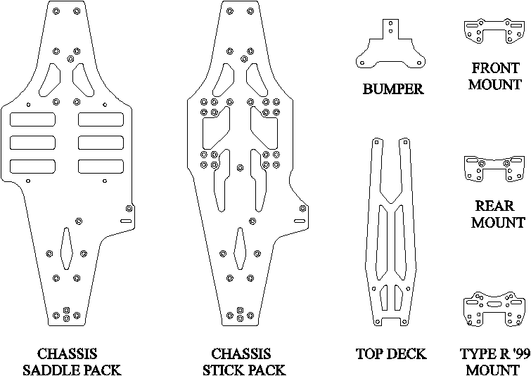 Kyosho TF3 parts