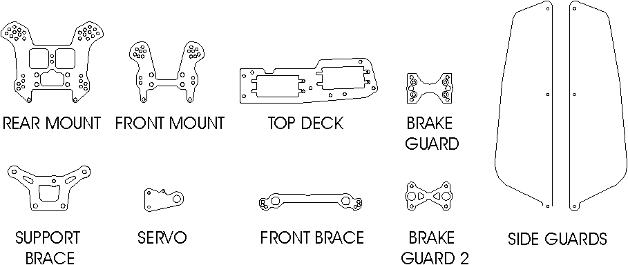 Kyosho Inferno MP7.5 parts