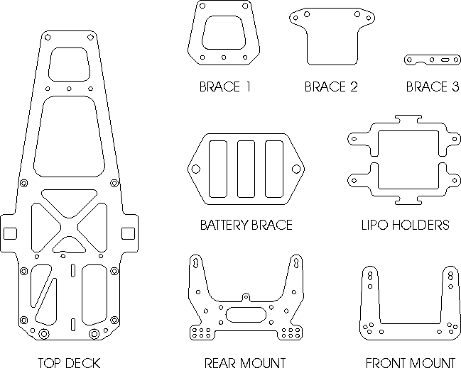 Kyosho Ultima parts