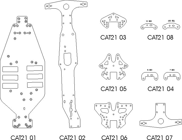 Schumacher CAT2001 parts