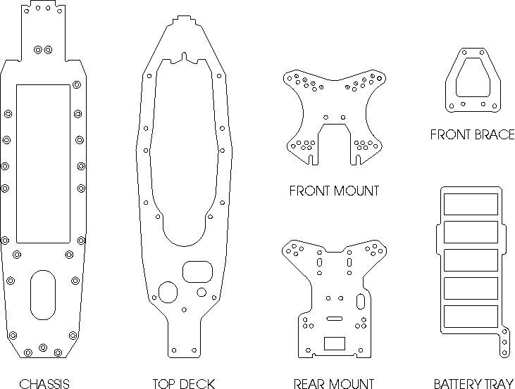 Schumacher Couygar 95 team parts