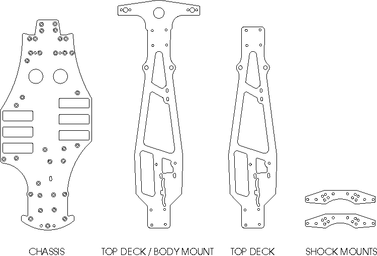 Schumacher SST2000 saddle pack parts