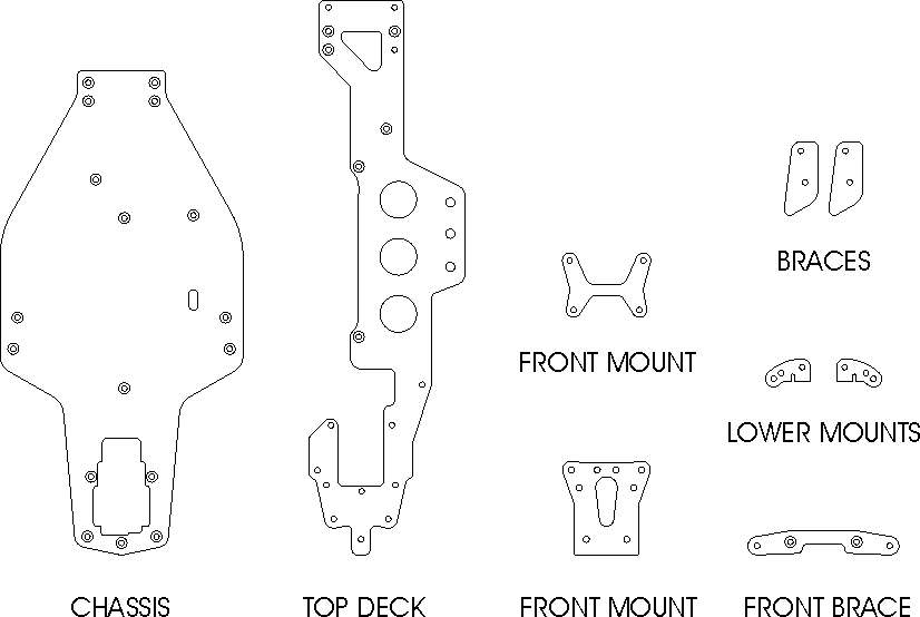 Tamiya Egress parts