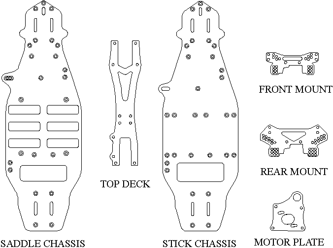 Tamiya TA04 parts