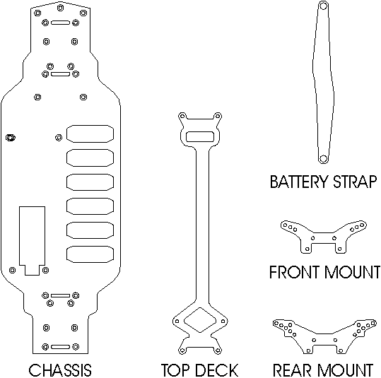 Tamiya TB02 parts