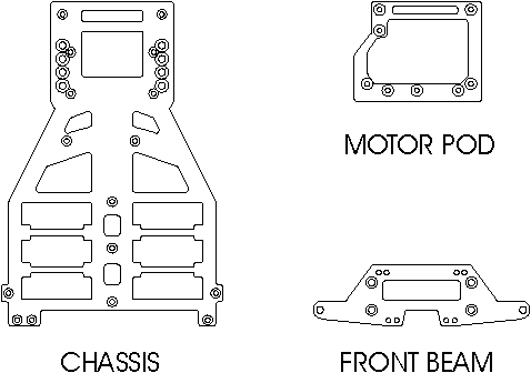 Trinity 1/12th scale parts