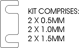 Trinity ride height spacer kit