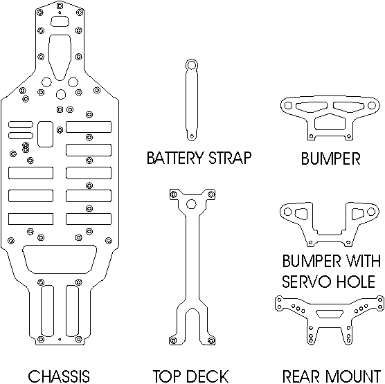 Xray T1 parts