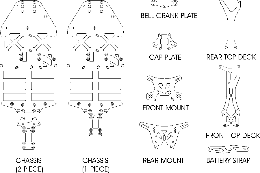 Yokomo MR4 BX parts