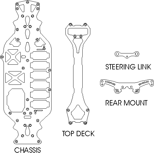 Yokomo MR4 TC SD Rayspeed parts