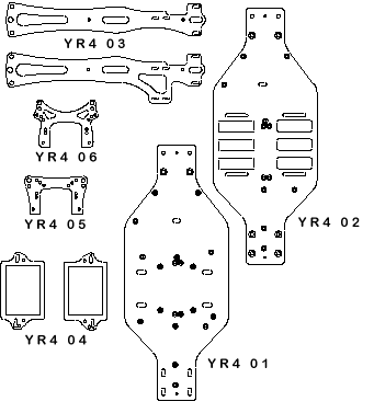 Yokomo YR4 parts