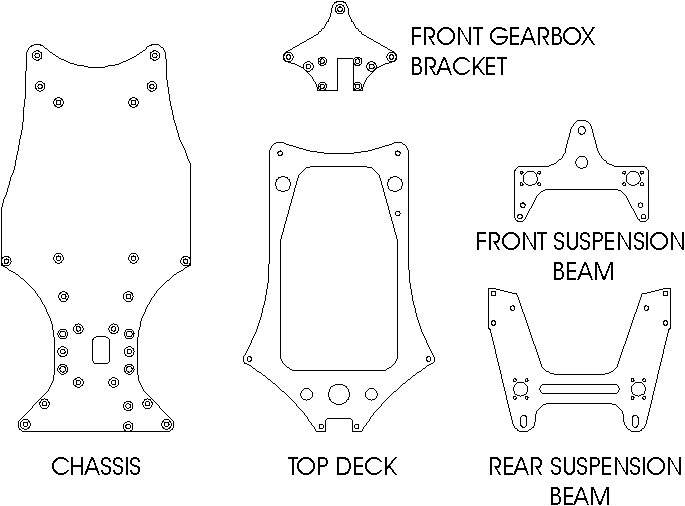 Yokomo YR4 FF / F2 parts