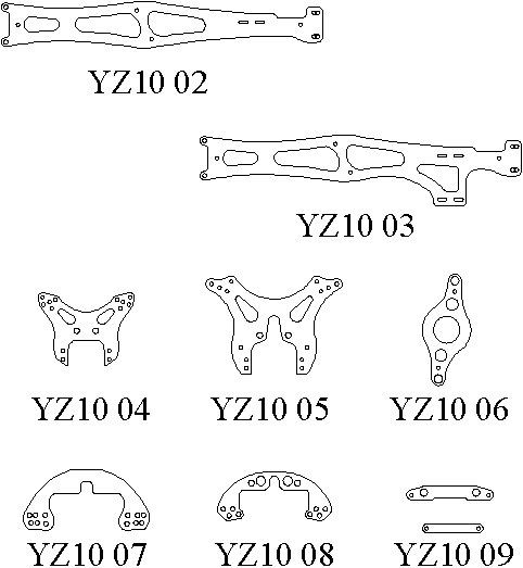 Yokomo YZ10 parts