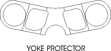 Aprilia RS125 2006 Yoke Protector
