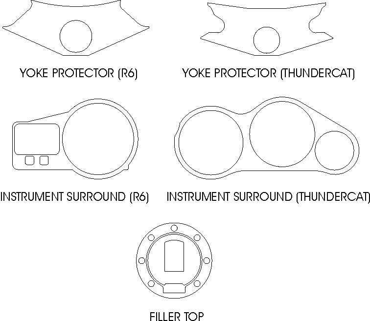 Yamaha YZF600 R6 and Thundercat parts