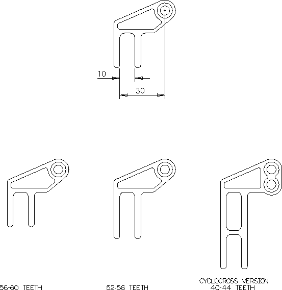single ring chain guide