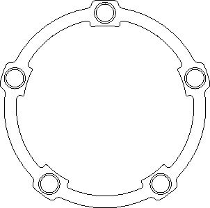 chainring spacer for Thm 5 bolt 110bcd crankset