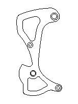 XTR short cage mech plate